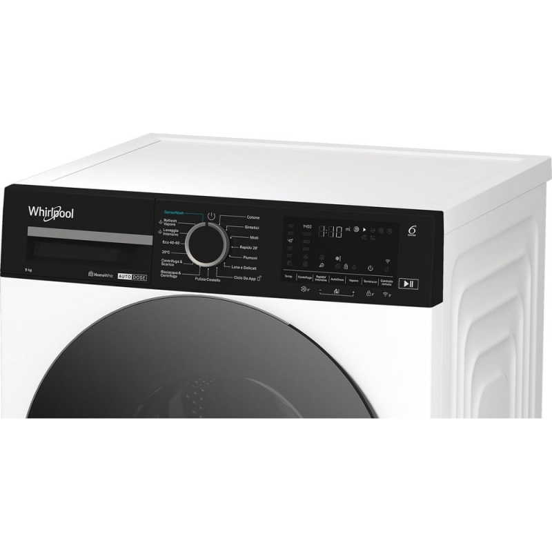 Whirlpool WPM 99W ADS IT machine à laver Charge avant 9 kg 1400 tr min Blanc