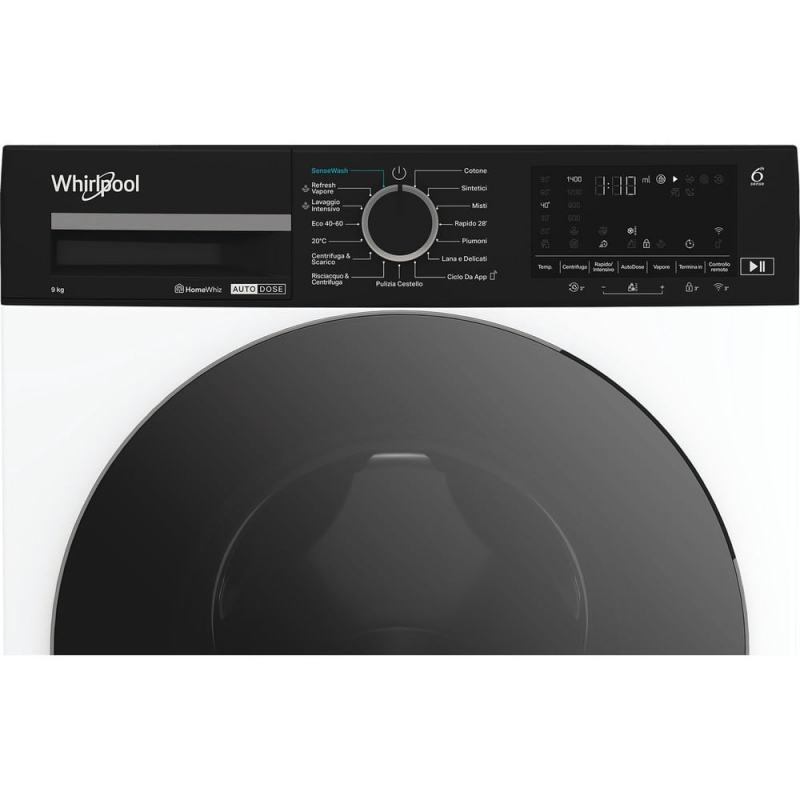 Whirlpool WPM 99W ADS IT washing machine Front-load 9 kg 1400 RPM White