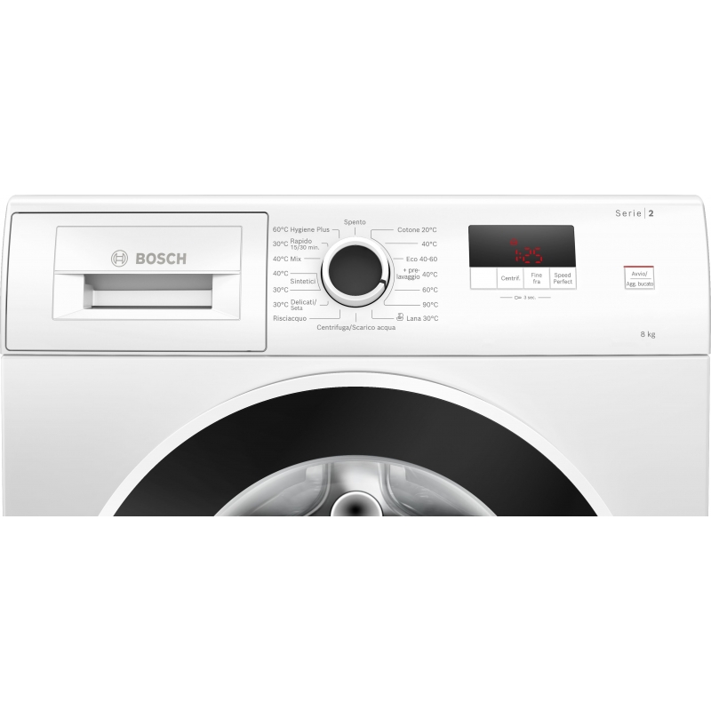 Bosch WGE03201IT washing machine Front-load 8 kg 1200 RPM White