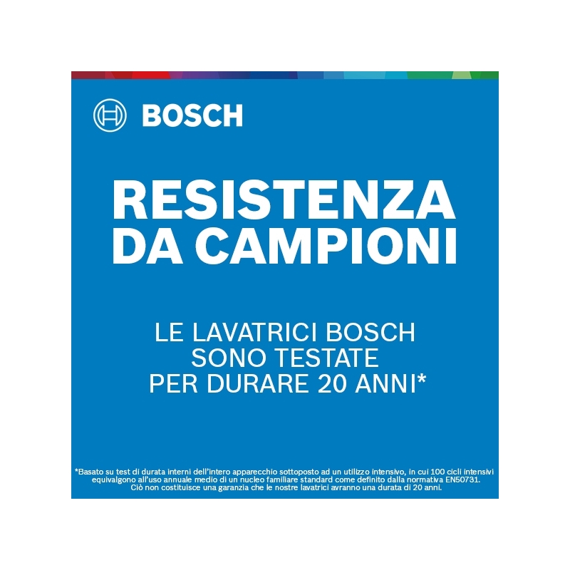 Bosch WGE03201IT Serie 2 Lavatrice a carica frontale 8kg 1200g min Bianco A