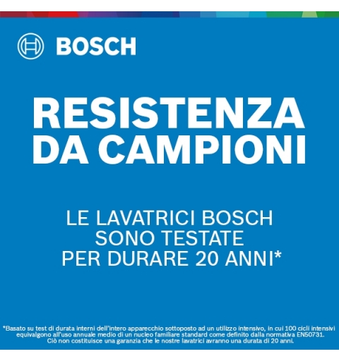 Bosch WGE03201IT Waschmaschine Frontlader 8 kg 1200 RPM Weiß