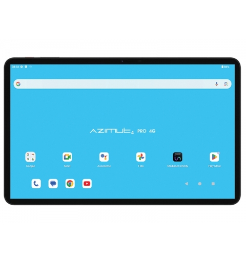 Mediacom SmartPad Smart Pad Azimut 4 Pro 4G Spreadtrum LTE-FDD 128 Go 30,4 cm (12") 8 Go Android 14 Gris