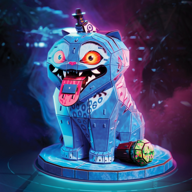 4D Build KPop Demon Hunters - Puzzle 3D - Derpy et Sussie 168 Pièces