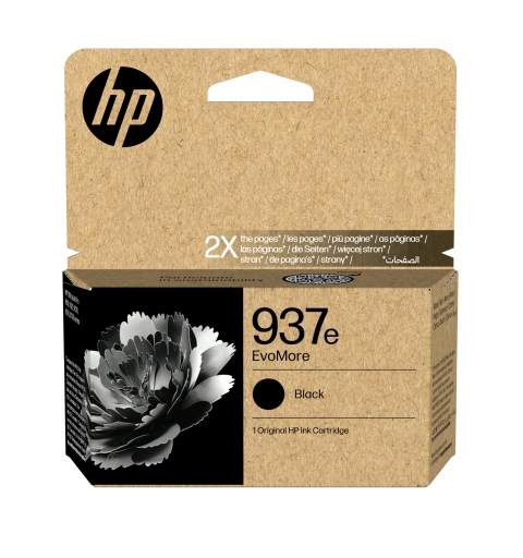 HP Cartucho de Tinta Original EvoMore 937e negra