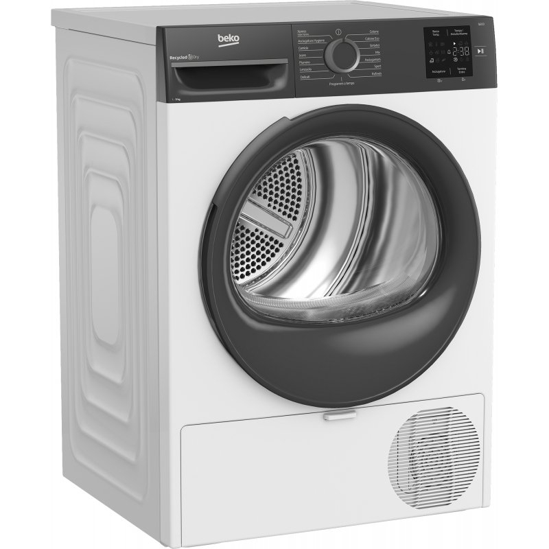 Beko BMTEU93EA sèche-linge Pose libre Charge avant 9 kg Blanc