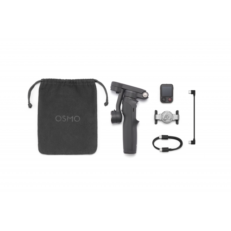 DJI Osmo Mobile 8P Standard Combo Estabilizador de cámara para smartphone Negro