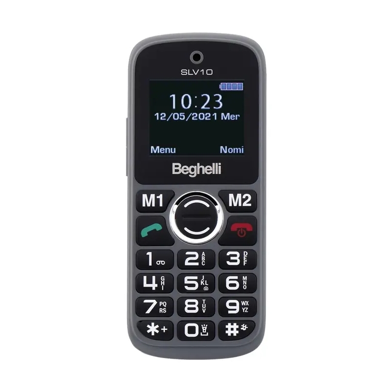 Beghelli SLV10 4,5 cm (1.77") 81 g Negro Teléfono para personas mayores