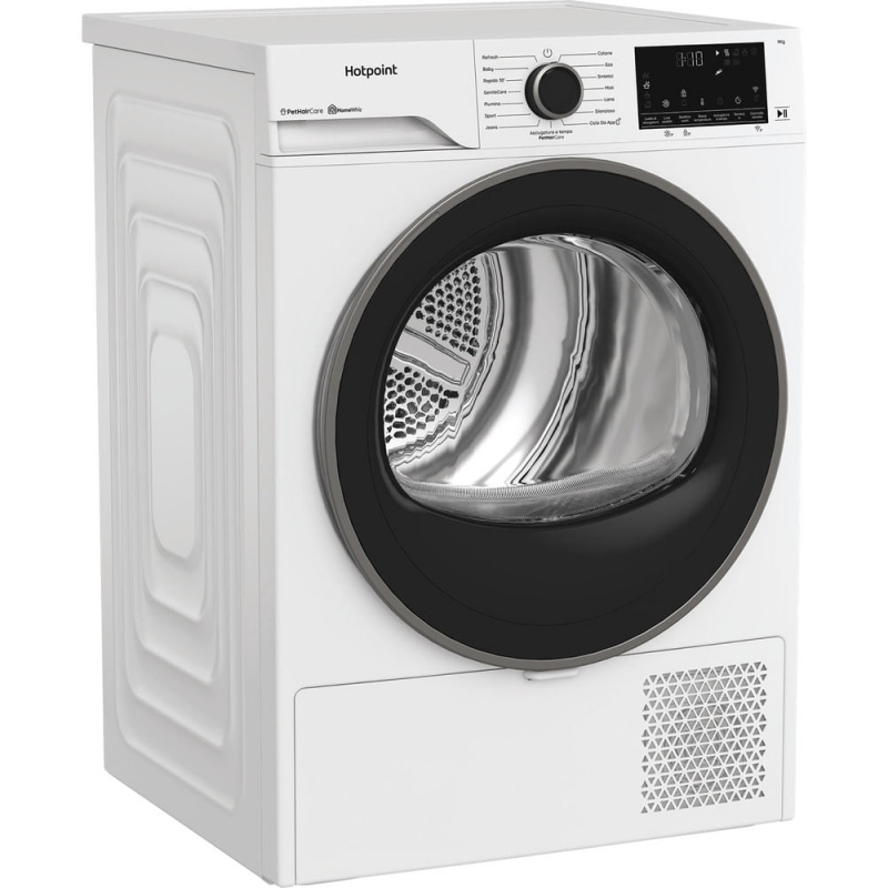 Hotpoint HPT 95D BS IT Wäschetrockner Freistehend Frontlader 9 kg Weiß