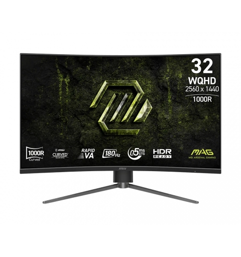 MSI MAG 325CQPF E18 pantalla para PC 80 cm (31.5") 2560 x 1440 Pixeles Wide Quad HD Negro