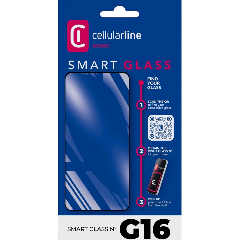 Cellularline Tempered Smart Glass G16