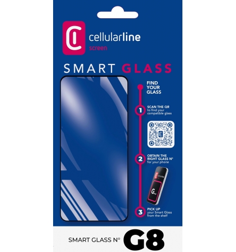 Cellularline Tempered Smart Glass G08