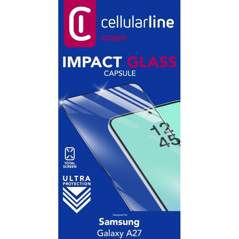 Cellularline Impact Glass Capsule – Samsung Galaxy A27