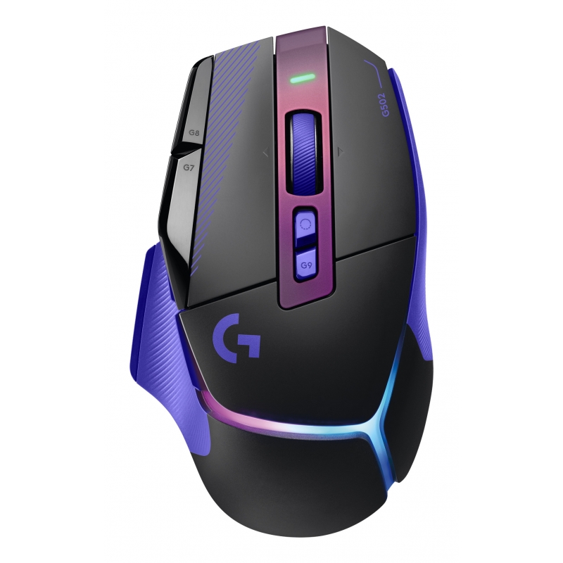 Logitech G G502 X PLUS ratón Juego Mano derecha RF Wireless + USB Type-C Óptico 44000 DPI