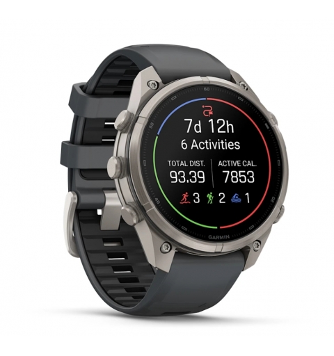 Garmin fēnix 9 Pro 3,56 cm (1.4") AMOLED 47 mm Digitale 454 x 454 Pixel Touch screen 4G Titanio Wi-Fi GPS (satellitare)