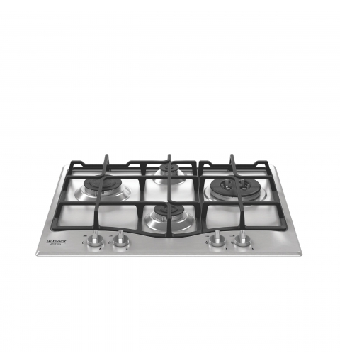 Hotpoint PCN R641N T IX HA Acero inoxidable Integrado 59 cm Encimera de gas 4 zona(s)