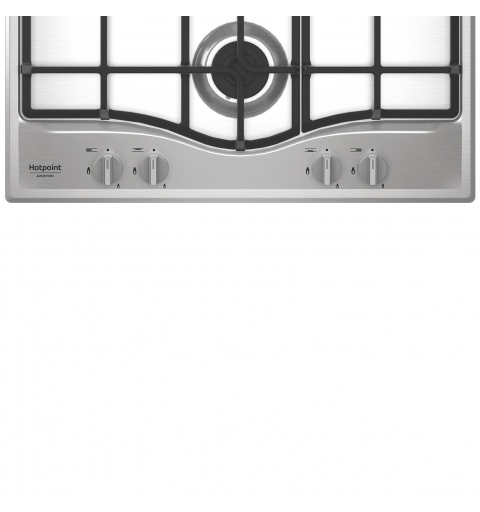 Hotpoint PCN R641N T IX HA Stainless steel Built-in 59 cm Gas 4 zone(s)