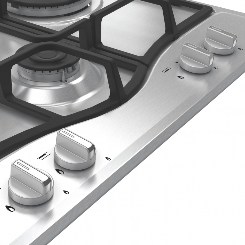 Hotpoint PCN R641N T IX HA Acero inoxidable Integrado 59 cm Encimera de gas 4 zona(s)