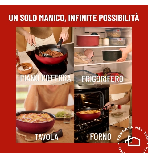 Lagostina Ingenio Rubino 0102976000007 Pfannen- und Topfset 7 Stück(e)