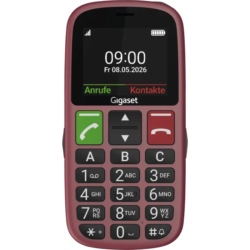 Gigaset GL30 5.59 cm (2.2") 106 g Red Senior phone