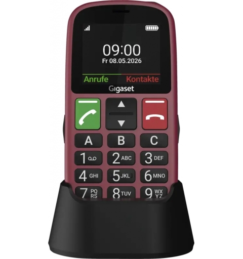 Gigaset GL30 5,59 cm (2.2") 106 g Rot Seniorentelefon