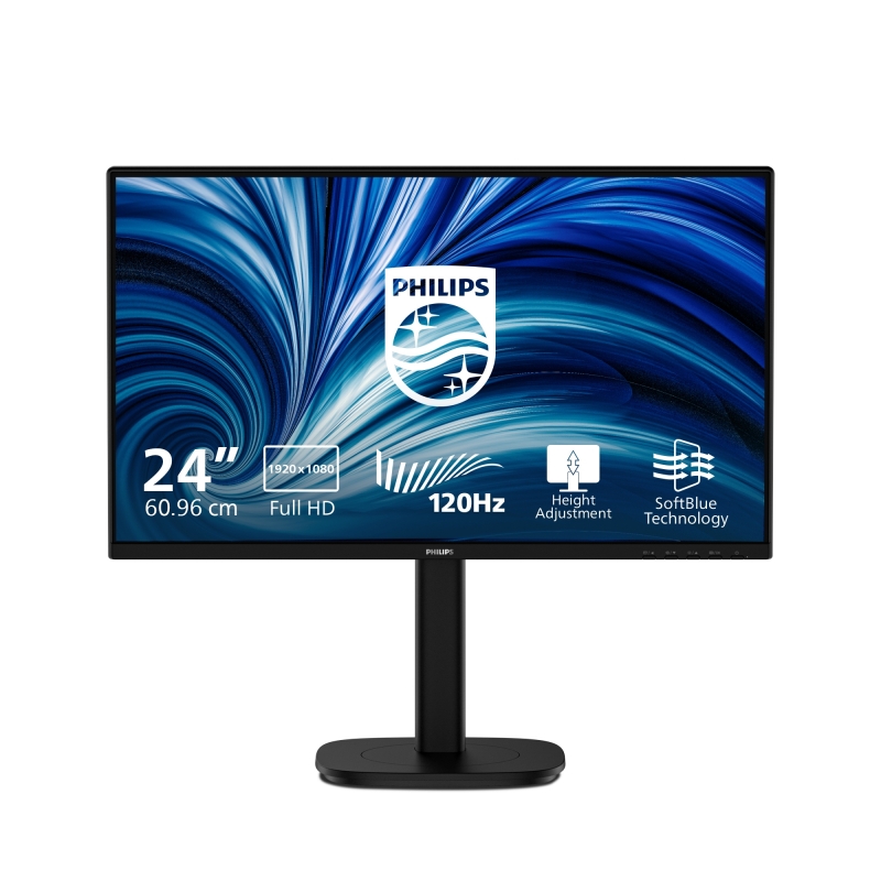 Philips 3000 series 24B2N3200A 00 computer monitor 60.5 cm (23.8") 1920 x 1080 pixels Full HD LED Black