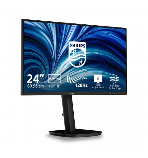 Philips 3000 series 24B2N3200A 00 computer monitor 60.5 cm (23.8") 1920 x 1080 pixels Full HD LED Black