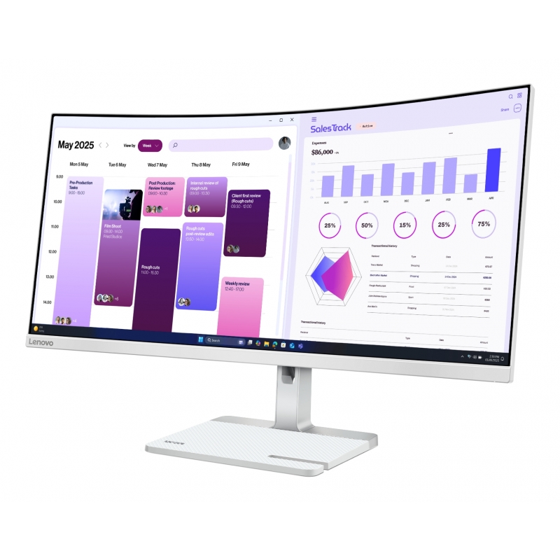 Lenovo L34W-4C Moniteur