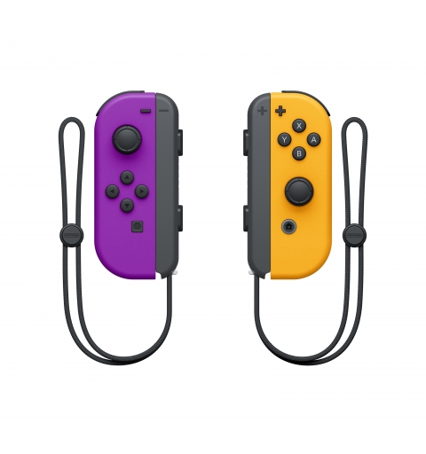 Nintendo Paire de manettes Joy-Con violet néon (G) et orange néon (D) pour Switch