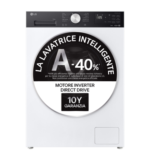 LG F4NX5013TKC lavadora Carga frontal 13 kg 1400 RPM Blanco