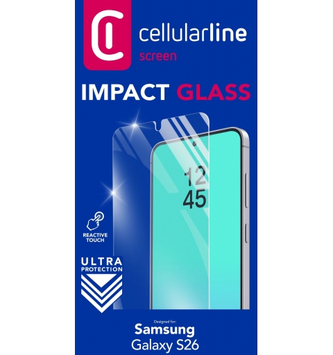 Cellularline Impact Glass - Galaxy S26