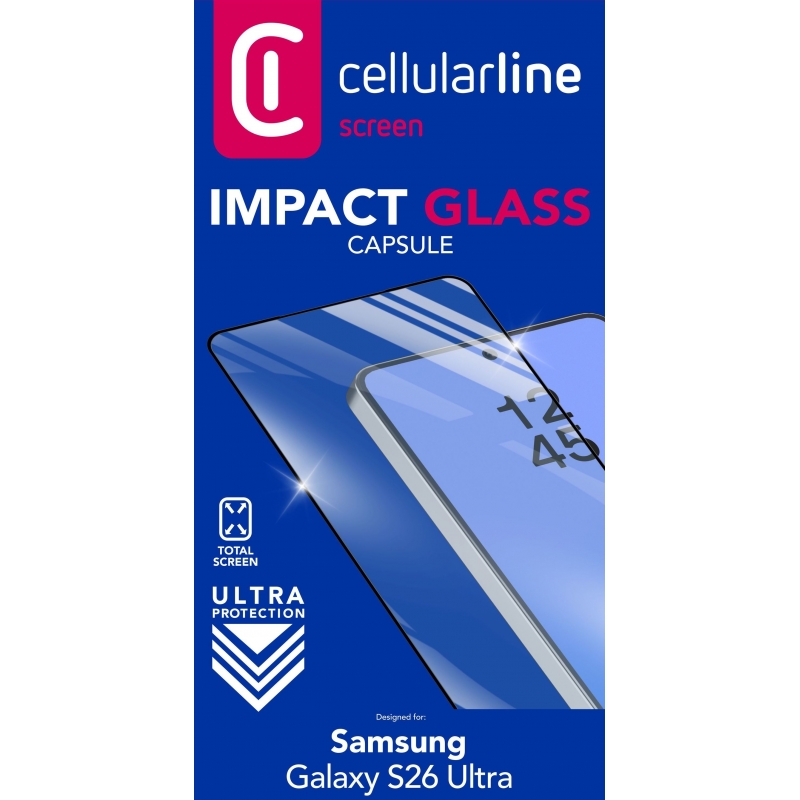 Cellularline Impact Glass Capsule - Galaxy S26 Ultra