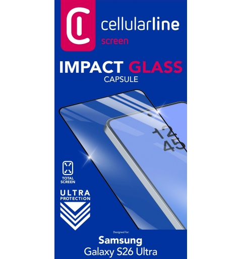 Cellularline Impact Glass Capsule - Galaxy S26 Ultra
