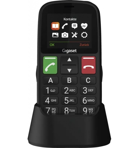 Gigaset GL30 5,59 cm (2.2") 106 g Schwarz Seniorentelefon