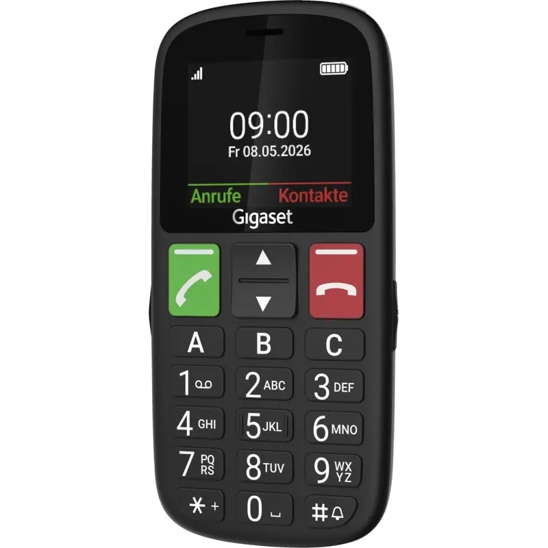 Gigaset GL30 5.59 cm (2.2") 106 g Black Senior phone
