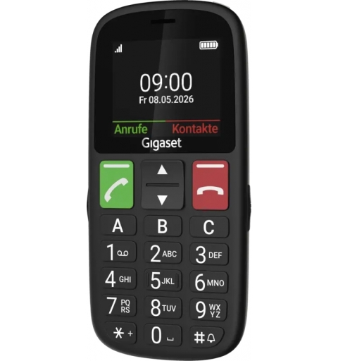 Gigaset GL30 5,59 cm (2.2") 106 g Nero Telefono per anziani