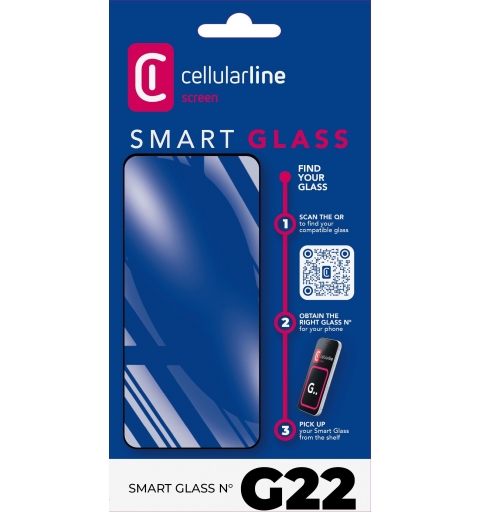 Cellularline Tempered Smart Glass G22