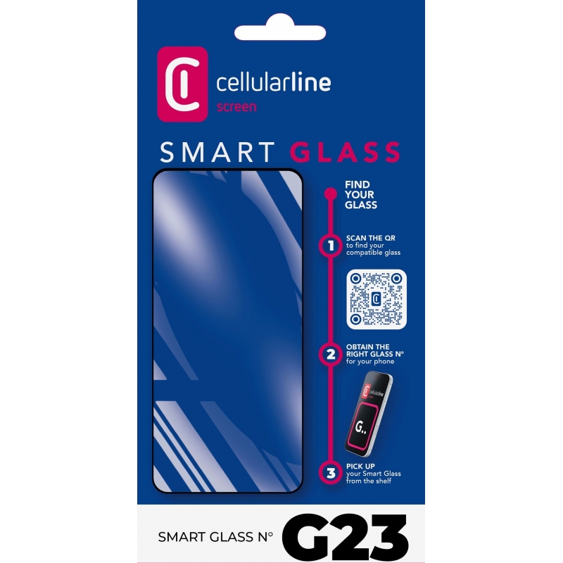 Cellularline Tempered Smart Glass G23