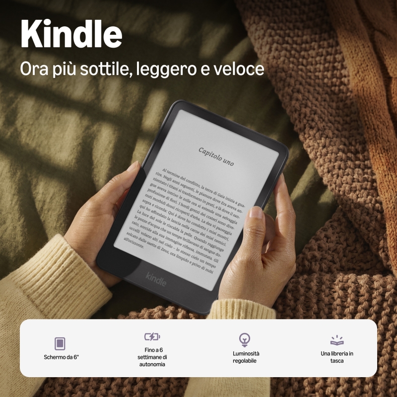 Amazon Kindle Liseuse 16 Go Wifi Gris