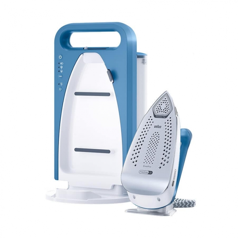 Braun UPStyle 2 IS2745BL Centrale de repassage à vapeur sous pression 1,5 L EloxalPlus soleplate Bleu