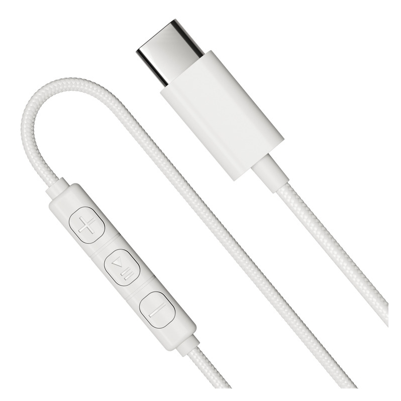 Urbanista San Francisco 2 Kopfhörer Kabelgebunden im Ohr Anrufe Musik USB Typ-C Weiß