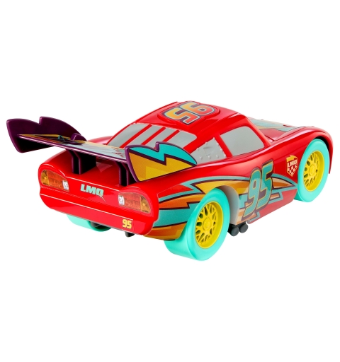 Disney Pixar Cars Disney And Pixar Cars Race to Celebrate Lights & Sounds Lightning McQueen, Large-Scale Toy Vehicle