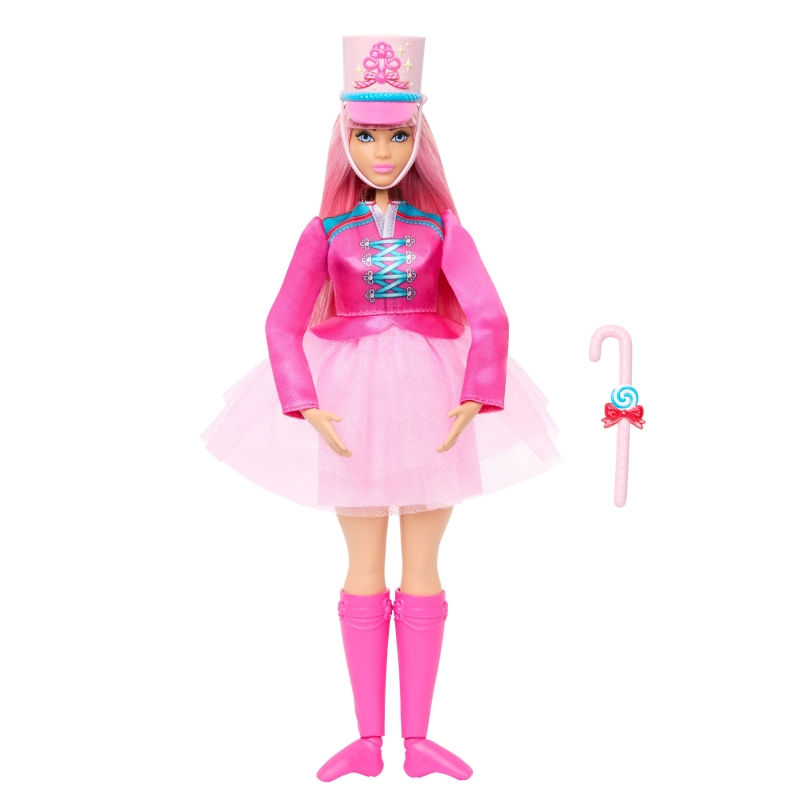 Barbie in Der Nussknacker, Ballerina-Puppe Daisy mit beweglichen Fußgelenken und Zuckerstangen-Stock
