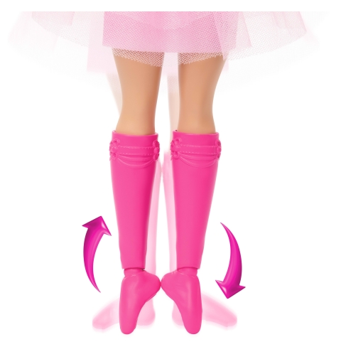 Barbie in the Nutcracker Daisy Ballerina Doll with Articulated Ankles and Candy Cane Baton