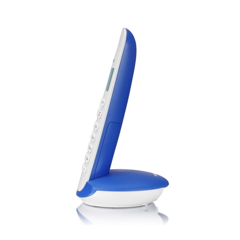 Brondi Lotus Telefono DECT Blu, Bianco
