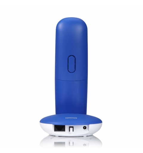 Brondi Lotus Telefono DECT Blu, Bianco