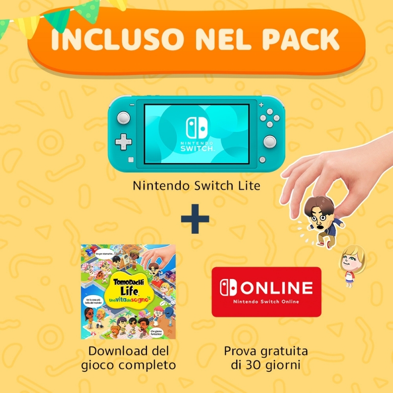 Nintendo Switch Lite & Tomodachi Life Une vie de rêve