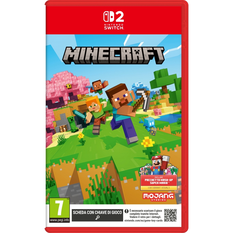 Nintendo MINECRAFT Standard Inglese, Francese, Tedesca, ESP, ITA, Giapponese, Coreano, DUT, Russo, Cinese semplificato, Cinese