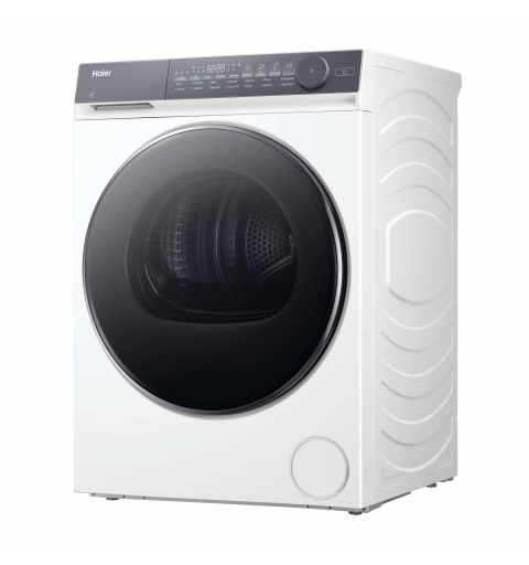 Haier HD90-C367U1-IT sèche-linge Pose libre Charge avant 9 kg Argent, Blanc