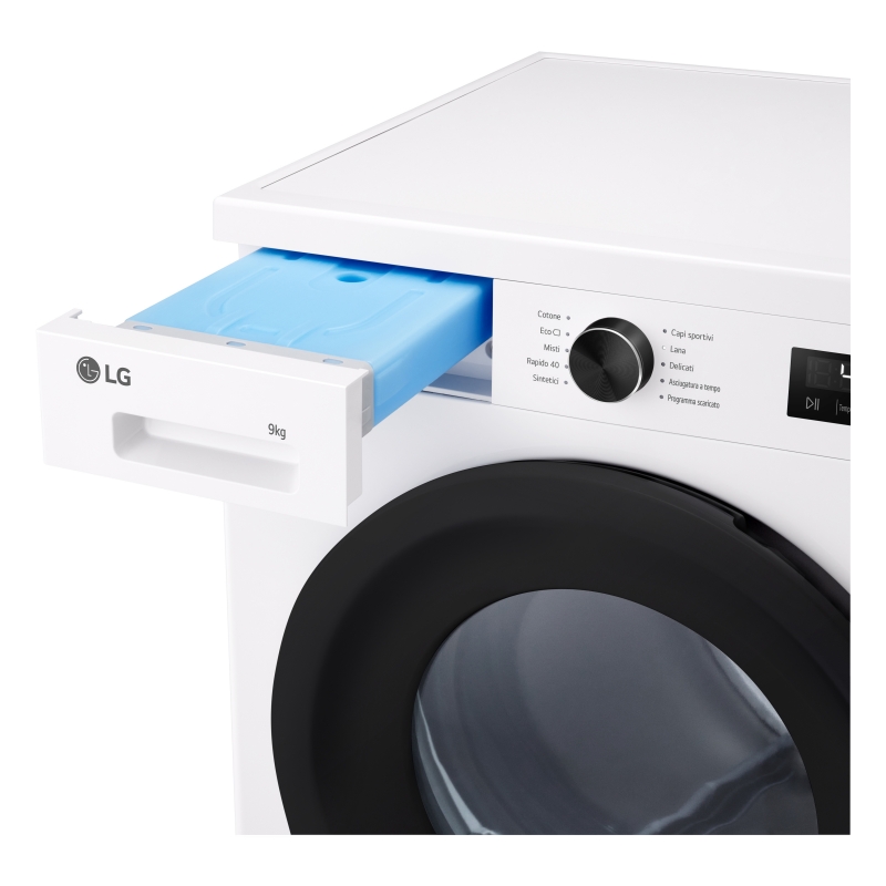 LG RNX1009NWK secadora Independiente Carga frontal 9 kg Blanco