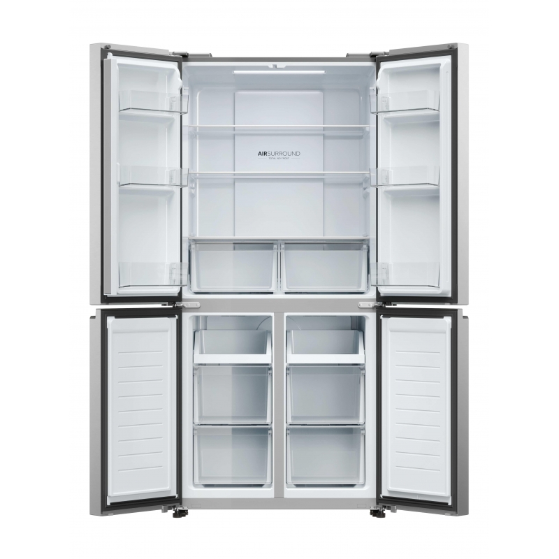 Haier Cube 83 Series 3 HCR3818DNMM nevera puerta lado a lado Independiente 467 L Acero inoxidable